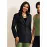Stevee Faux-Leather Blazer, , large