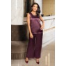 Presley 3-Piece Charmeuse Pant Outfit for Women with Jacket and Tank, , large
