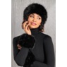 Faux Fur Earmuff and Cuff Set, , large