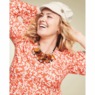 Flora Flutter Blouse, , large