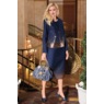 Ombr&eacute; Sequin Stretch-Denim 2-Piece Midi Jacket Dress, , large