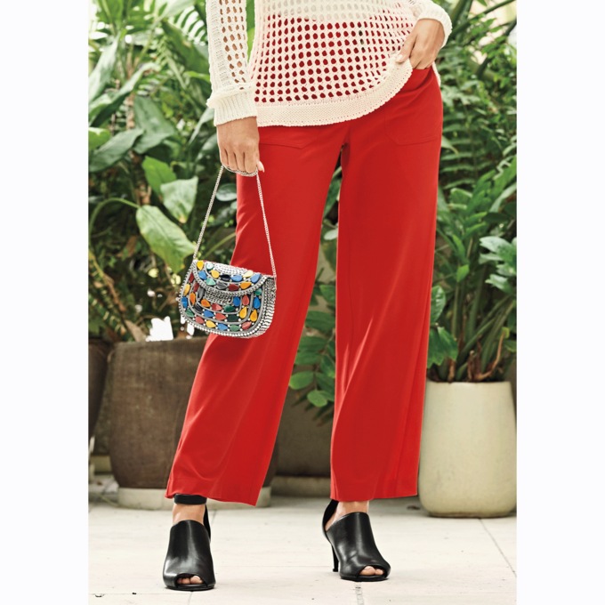 Studded Metallic Bag, , large