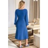 Becca A-Line Sweater Dress, Blue Frost, large