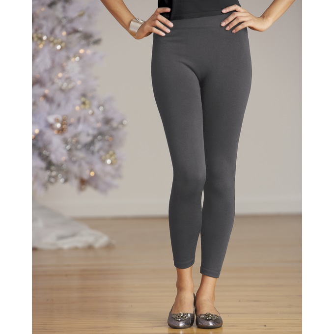 Fleece-Lined Legging--Misses, , large