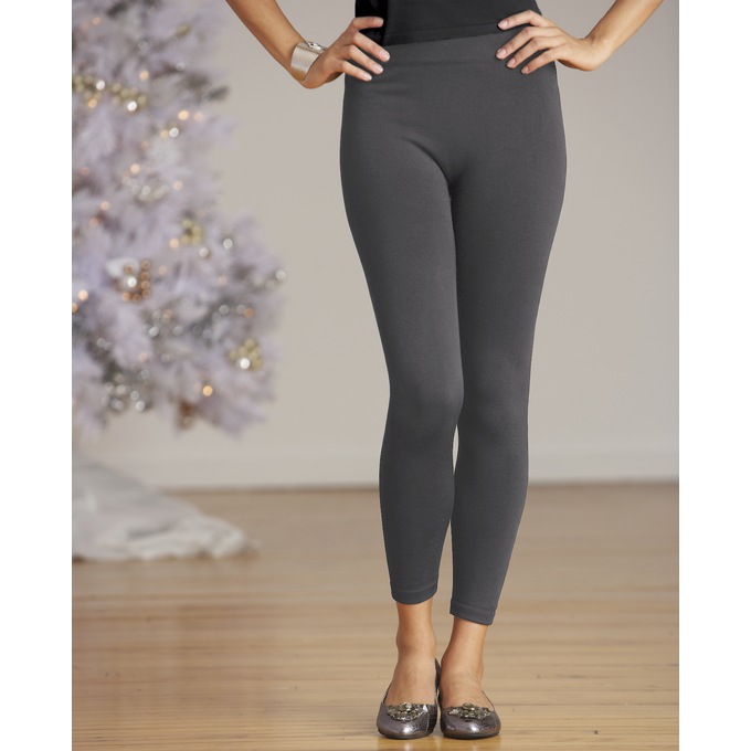 Fleece-Lined Leggings--Plus