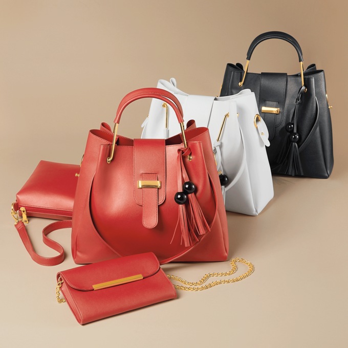 Cilia 3 Piece Satchel Set Midnight Velvet