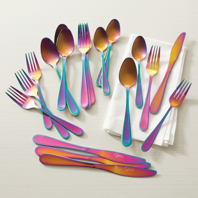20-Piece Stainless Steel Flatware Set, , large