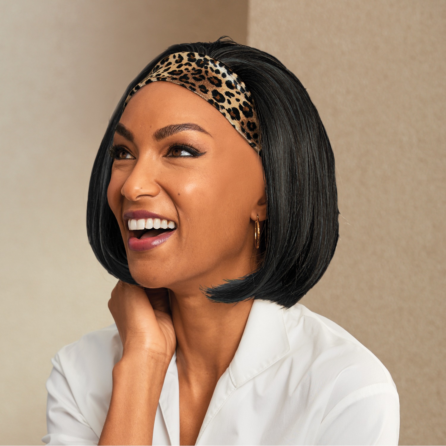 Kylie Headband Wig Midnight Velvet