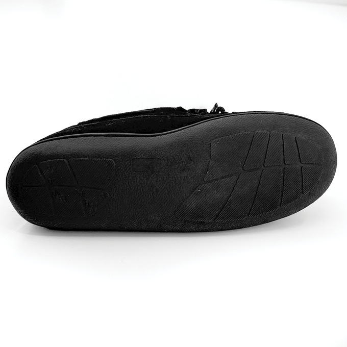 Women's Genuine Suede Moccasin with Faux-Fur Lining, , large