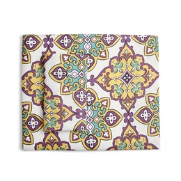 Color Connection Print Microfiber Sheet Set by Montgomery Ward, , large