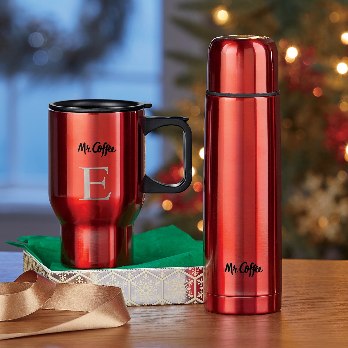 Mr. Coffee 2-Piece Thermos \u0026 Travel Mug 