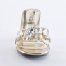 The Classique Vinyl Rhinestone Slide for Women with a Clear 2.5" Lucite Heel, , large