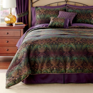 Ombre Jacquard 10-Piece Bed Set, , large