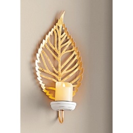 Cutout Leaf Wall Sconce, , large