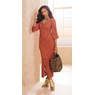 Puff Sleeve Pointelle Maxi Dress, , large