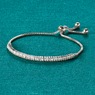 Mini Link Adjustable Diamond Bracelet, , large