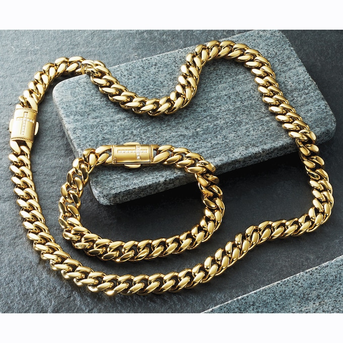 Majesty Truth Goldtone Chain Necklace, , large
