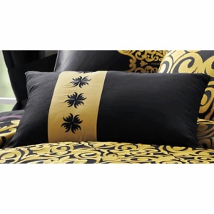 Kismet Woven Jacquard Embroidered Pillow, , large