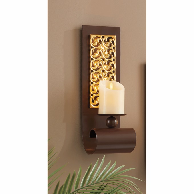 Backlit Candle Sconce, , large