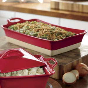 9x13 Stoneware Open Baker by Rachael Ray, , large