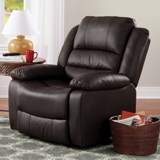 Overstuffed Recliner, , large
