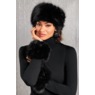 Faux Fur Earmuff and Cuff Set, , large