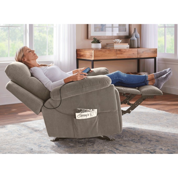 Rocking Recliner with Massage and Heat, , large