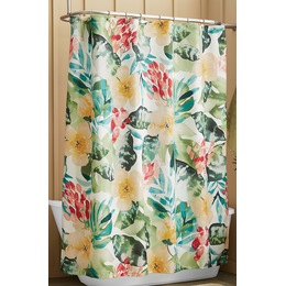 Tropical Shower Curtain, , large
