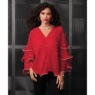 Mia Ruffled Blouse, , large