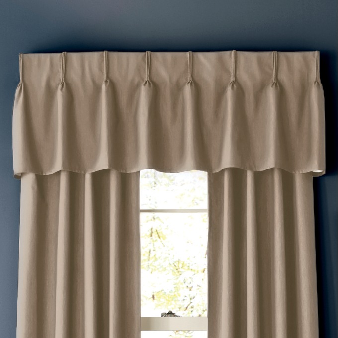 pinch pleat valance