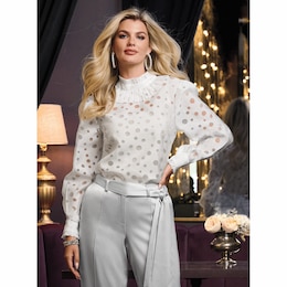 Elon Dot Blouse, , large