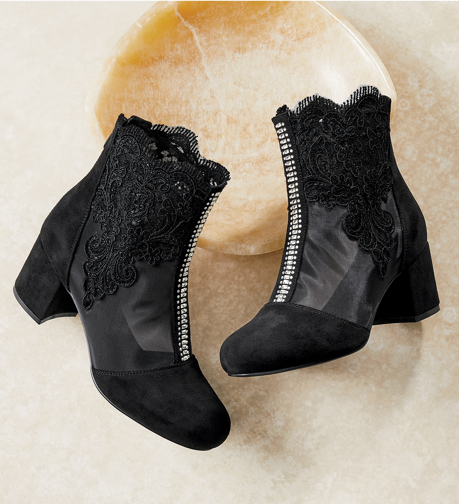 midnight velvet boots