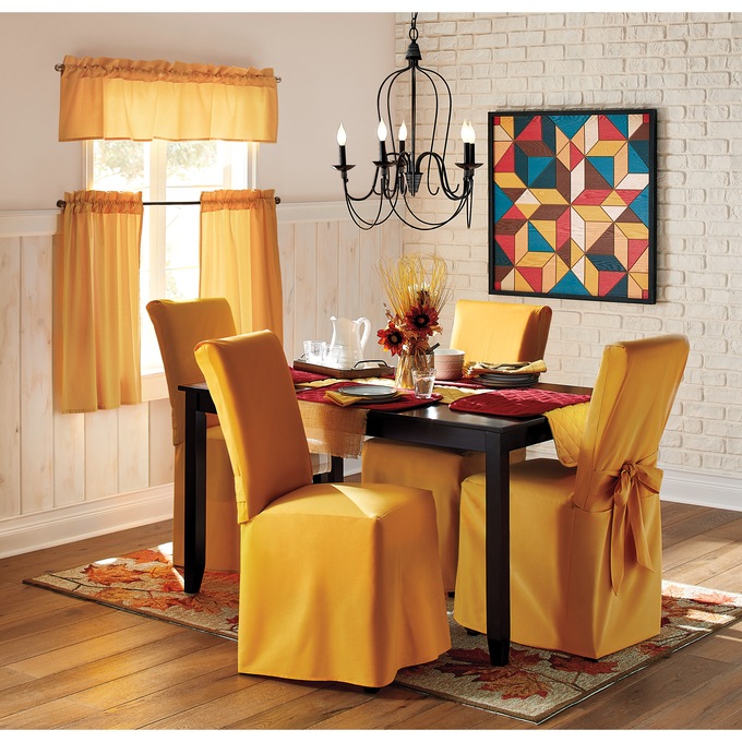 Color Connection Chair Cover, Golden Honey, large
