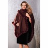 Reversible Faux-Fur Trim Wrap, , large