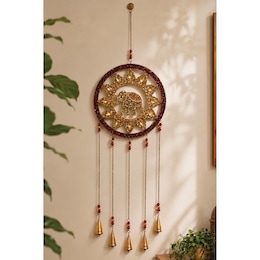 Beaded Elephant Wall Hanging, , large