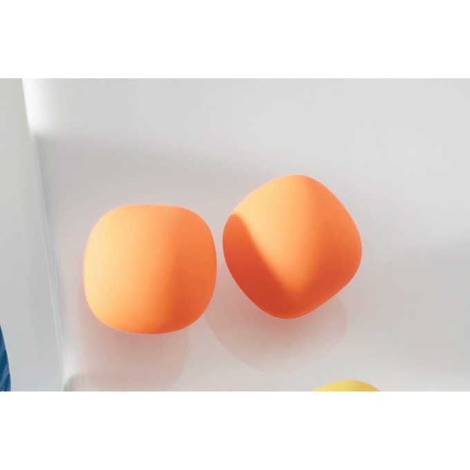 5-Pair Color Earring Set, Orange, large