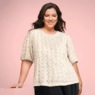 Luna Lattice Top, , large