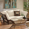 Lounger Sofa Bed, Ivory, large