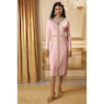 Metallic Trim Sweater Dress, , large