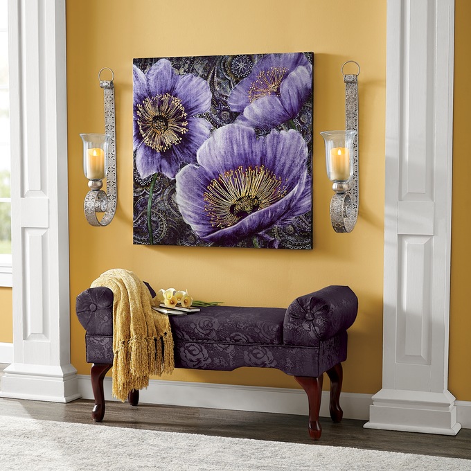 Metallic Poppies Canvas, , large