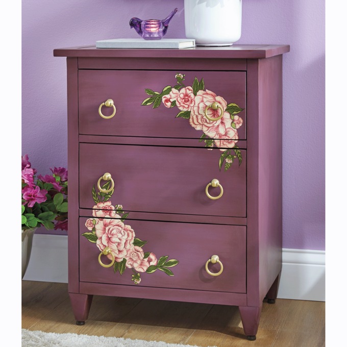 Flora Painted Cabinet, , large