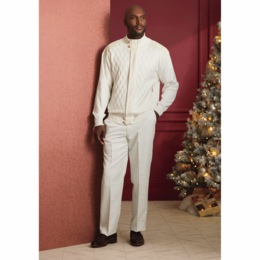 Stacy Adams Basket-Weave Pant Set, , large