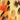 Melora 3-Piece Women's Pant Outfit with Cardigan and Tank, Orange Multi, swatch