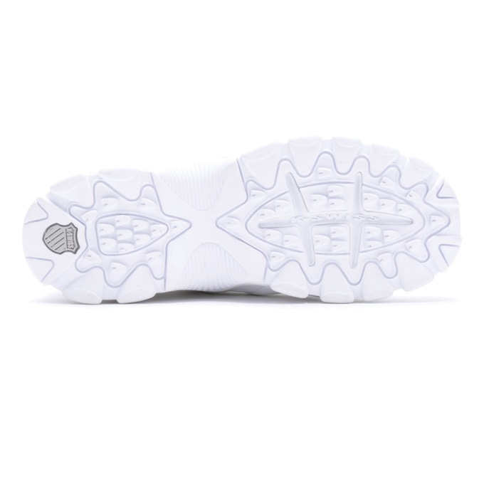 K-Swiss Women's ST329 Cross Training Shoe, White Silver, large