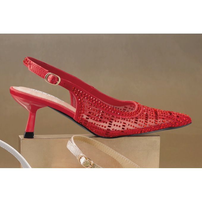 Lady Couture Linda Rhinestone Slingback Pump, , large