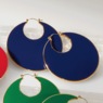 Color Enamel Hoops, , large