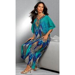 Zedra Long Caftan, , large