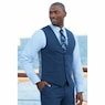 3-Piece Pinstripe Men&rsquo;s Suit with Jacket, Pants and Contrasting Vest, , large