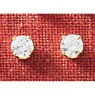 Lab-Diamond/14K Gold Solitaire Post Earrings, , large