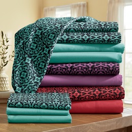 Medallion 2-Pack Microfiber Sheet Set, , large